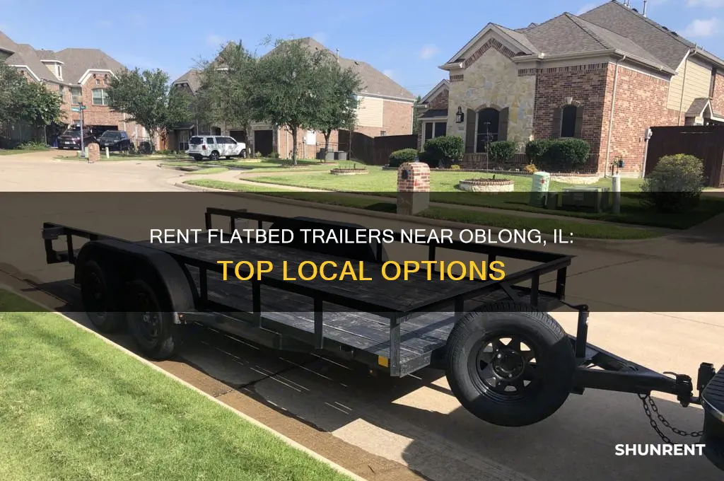 where to rent flat bed trailer close to oblong il