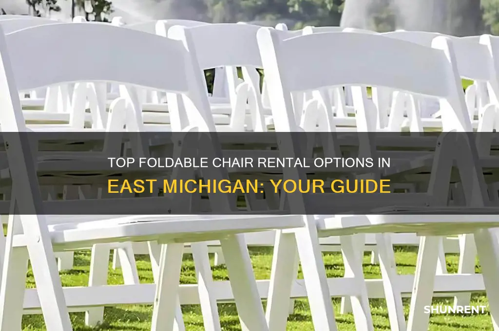 where to rent foldable chairs in east michigan