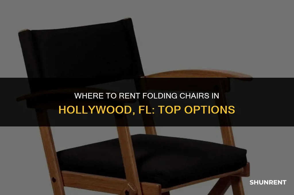 where to rent folding chairs hollywood fl