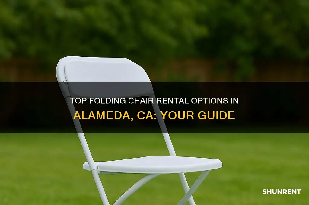 where to rent folding chairs in alameda ca