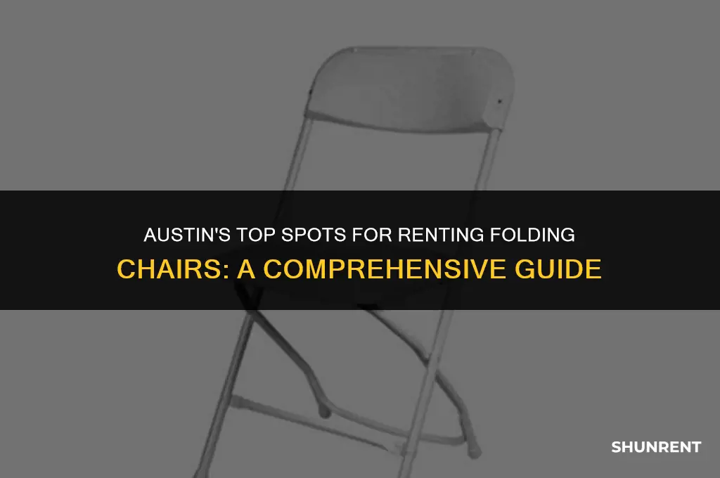 where to rent folding chairs in austin