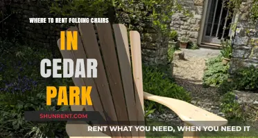 Cedar Park Folding Chair Rentals: Top Spots for Your Event Needs