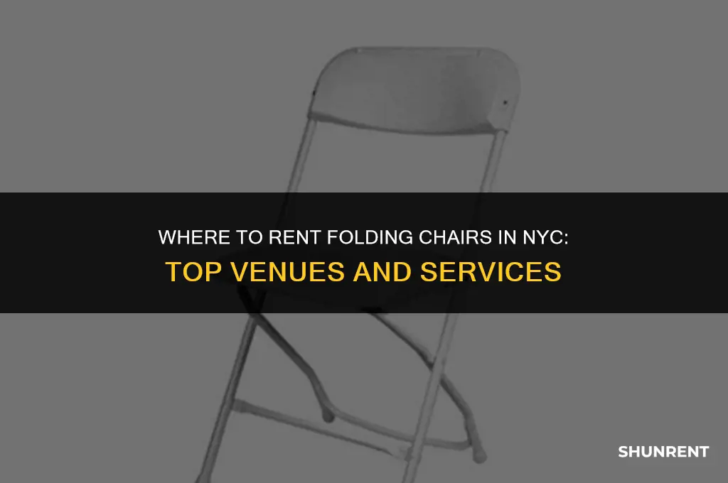 where to rent folding chairs in nyc