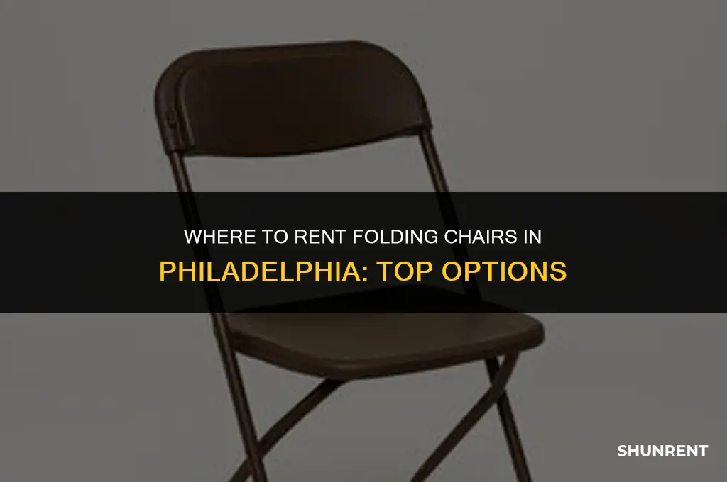 where to rent folding chairs in philadelphia