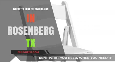 Top Folding Chair Rental Options in Rosenberg, TX: Your Guide
