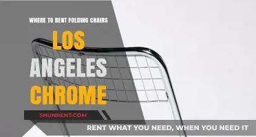 Rent Chrome Folding Chairs in Los Angeles: Top Locations
