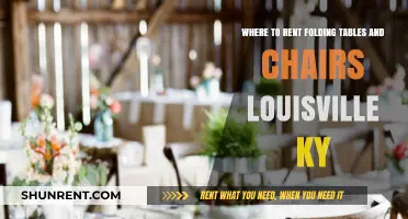 Top Louisville KY Folding Table and Chair Rental Options