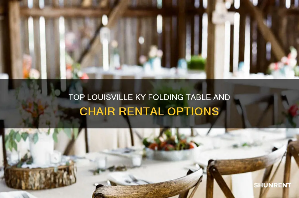 where to rent folding tables and chairs louisville ky