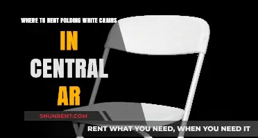 Central AR Folding White Chair Rentals: Top Locations for Events