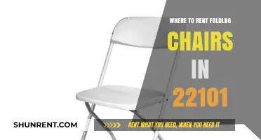 Where to Rent Folding Chairs in the 22101 Area