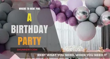 Where to Rent for a Birthday Party