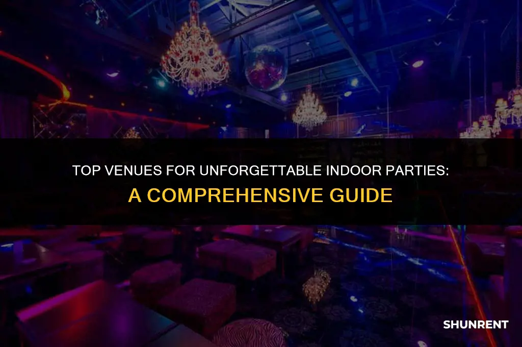 where to rent for an indoor party