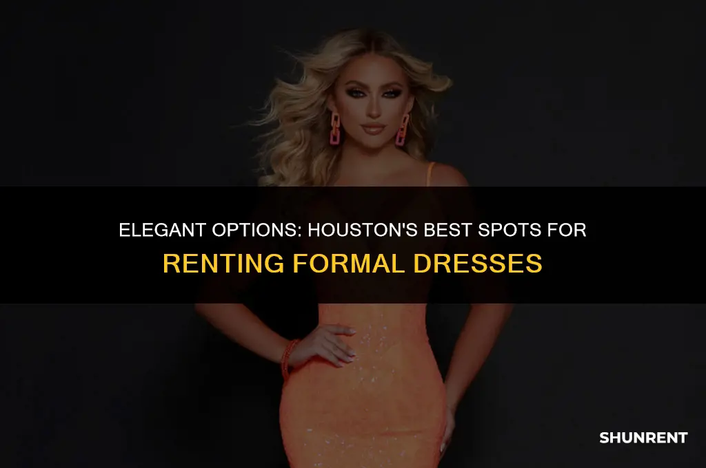 where to rent formal dresses in houston