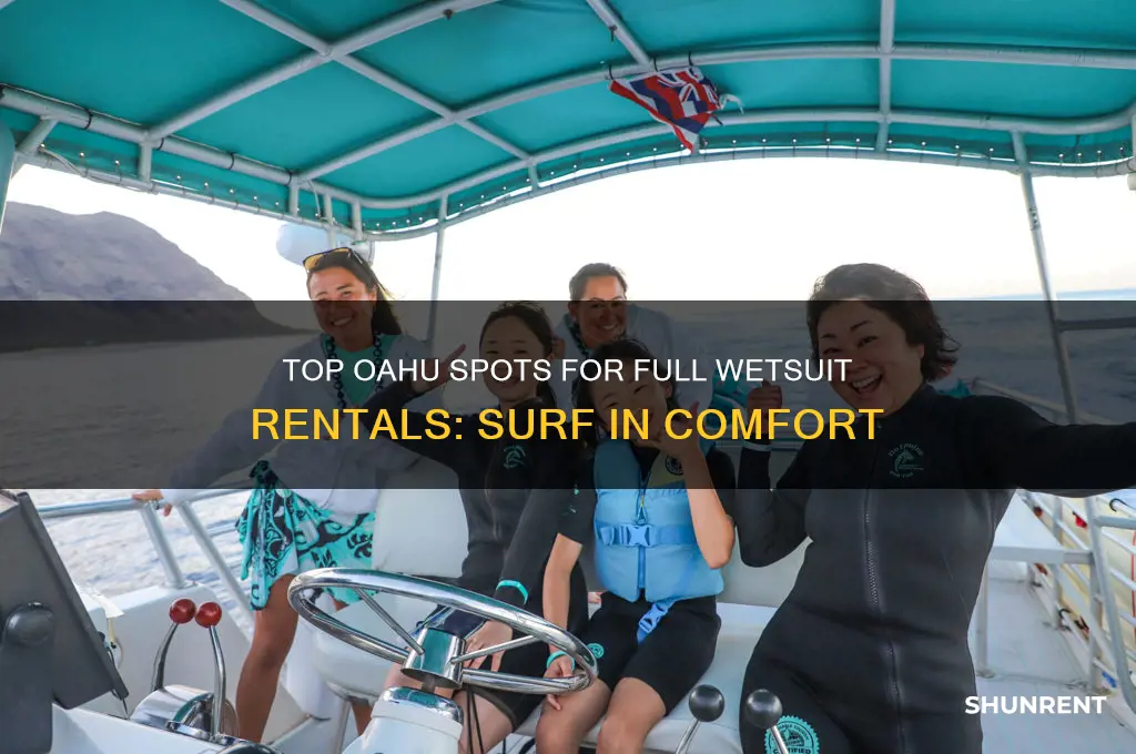 where to rent full wet suit on oahu
