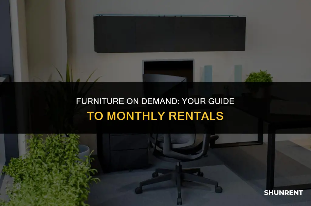 where to rent furniture for a month