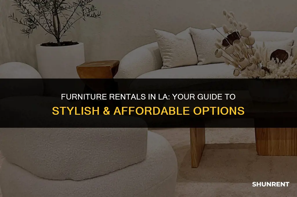 where to rent furniture in los angeles