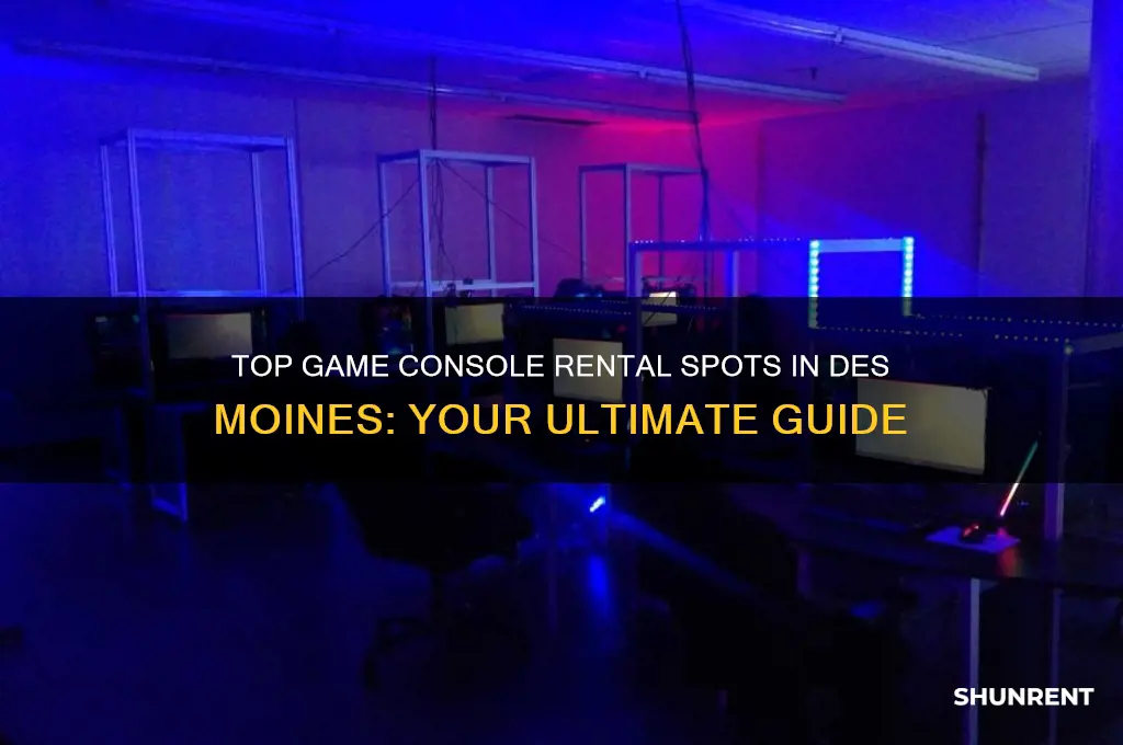 where to rent game consoles in des moines