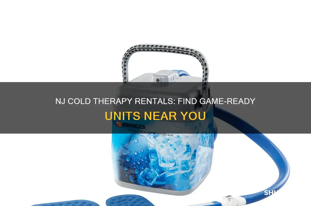 where to rent game ready cold therapy unit in nj