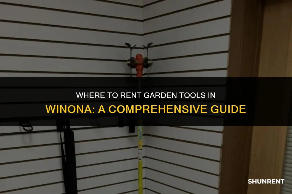 where to rent garden tools in winona