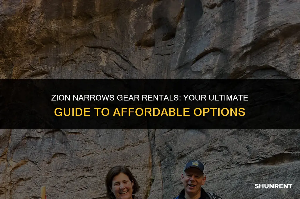 where to rent gear for zion narrows