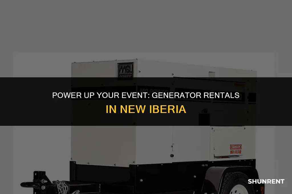 where to rent generators in new iberia