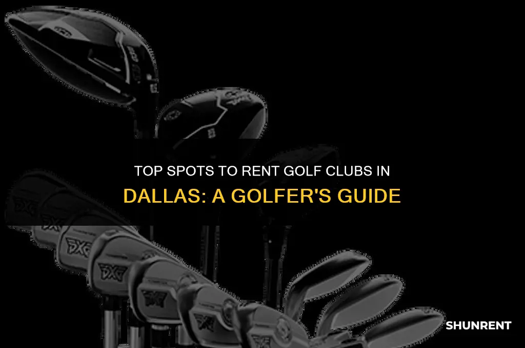 where to rent golf clubs in dallas