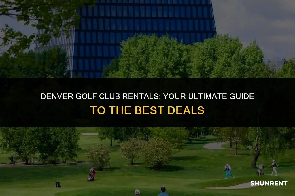 where to rent golf clubs in denver