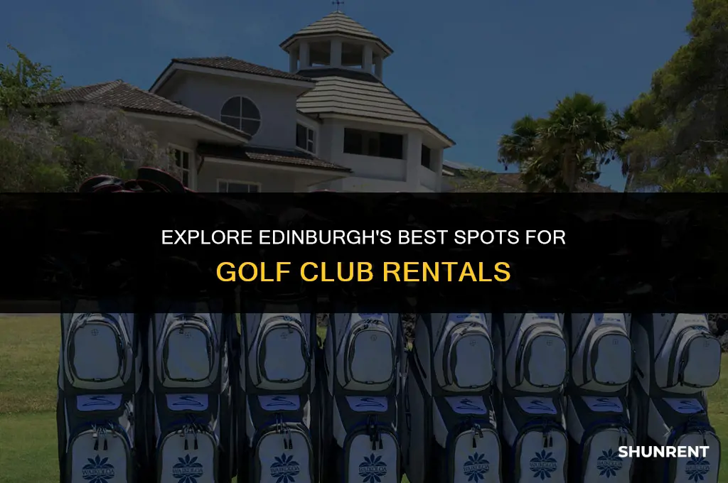 where to rent golf clubs in edinburgh