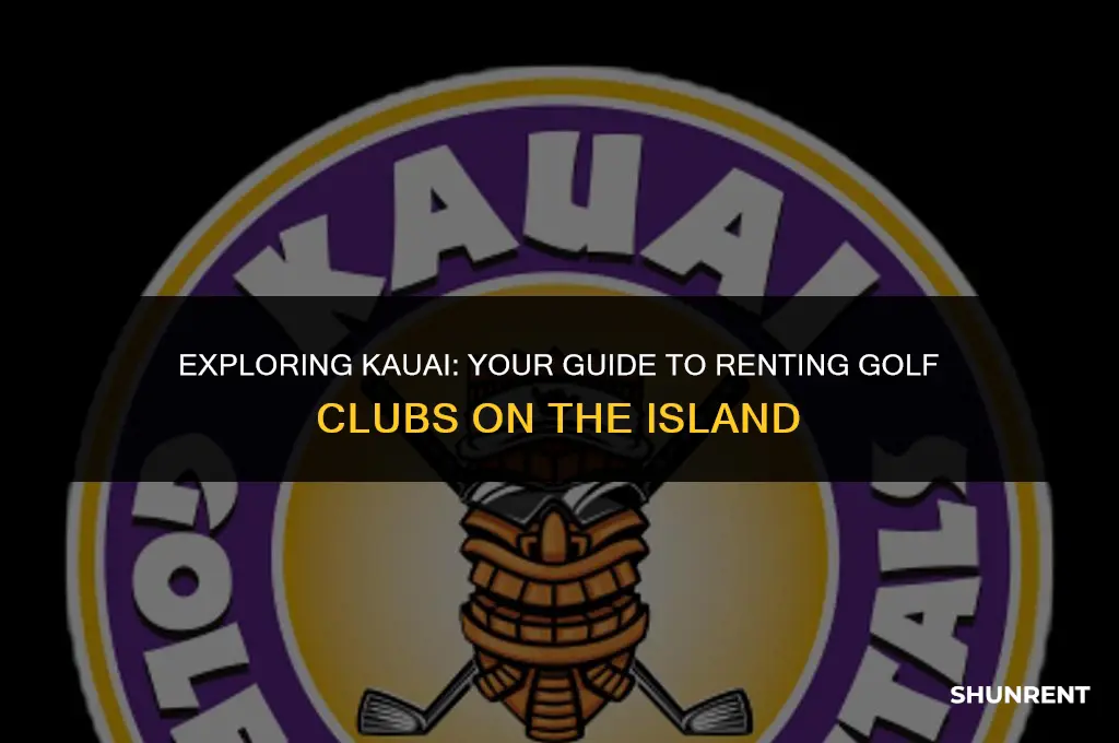 where to rent golf clubs in kauai
