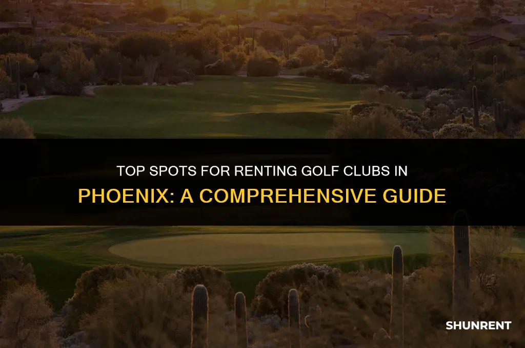 where to rent golf clubs in phoenix