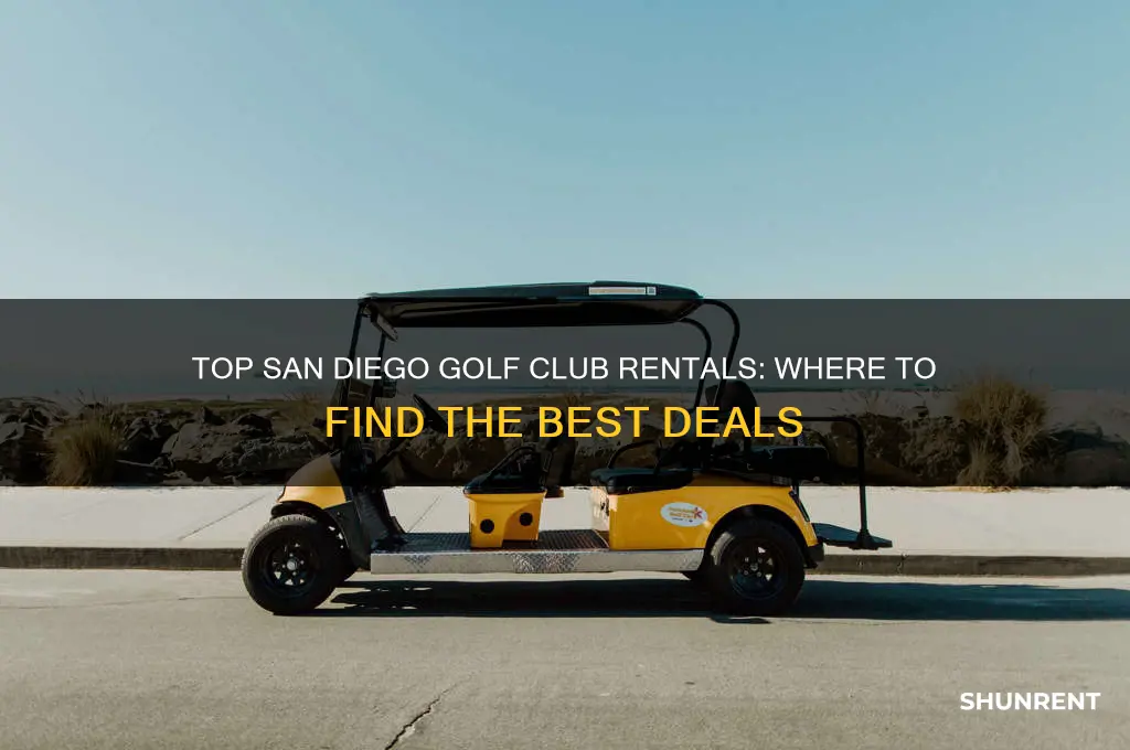 where to rent golf clubs in san diego
