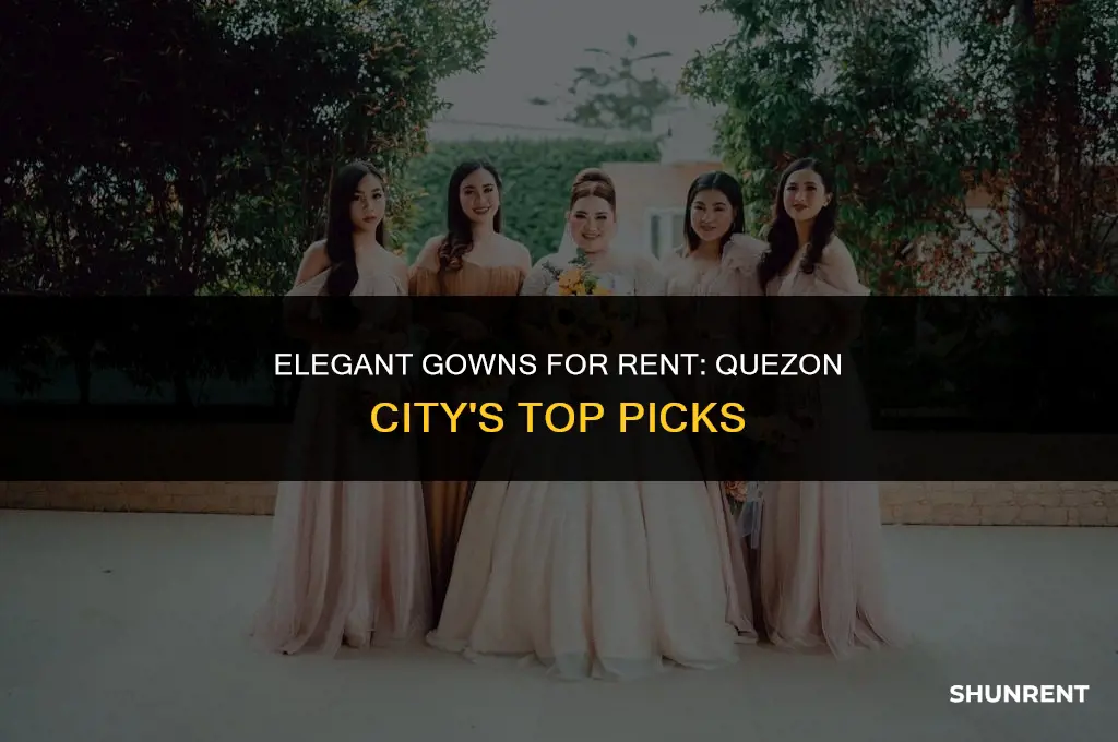 where to rent gowns in quezon city
