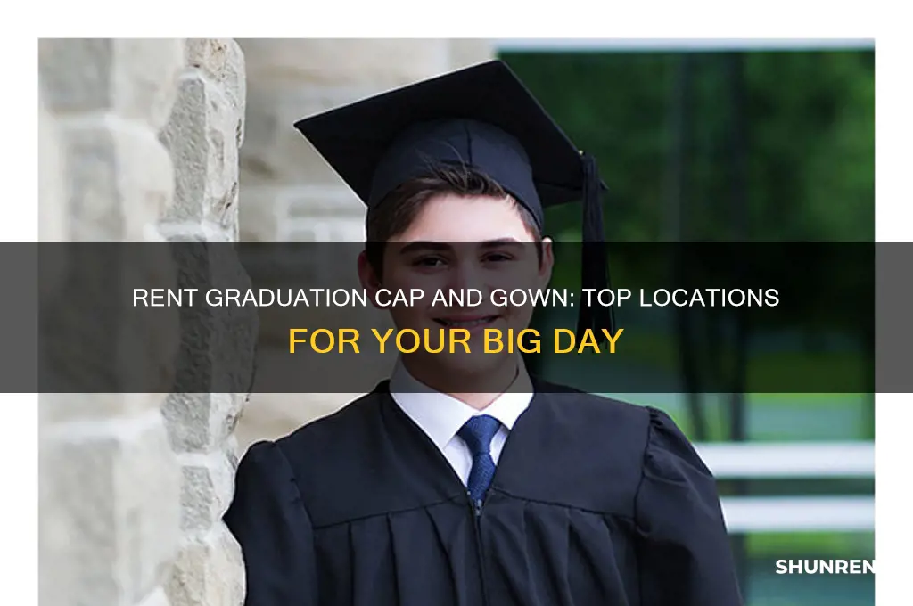 where to rent graduation cap and gown