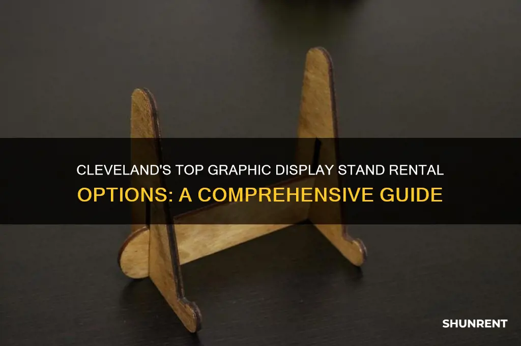 where to rent graphic display stands in cleveland area