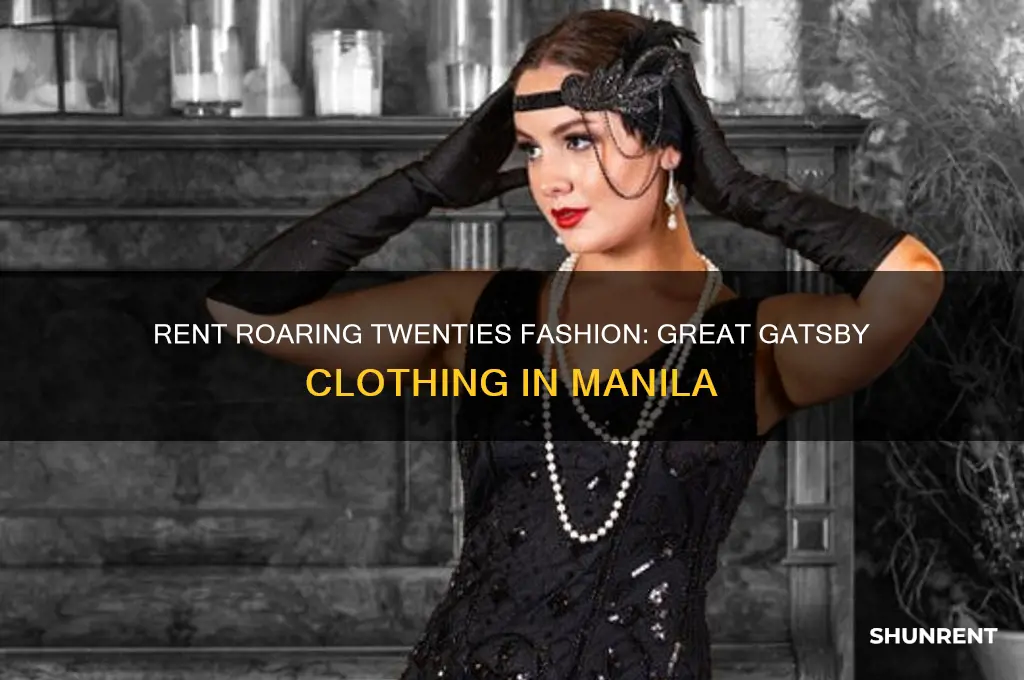 where to rent great gatsby clothing in manila