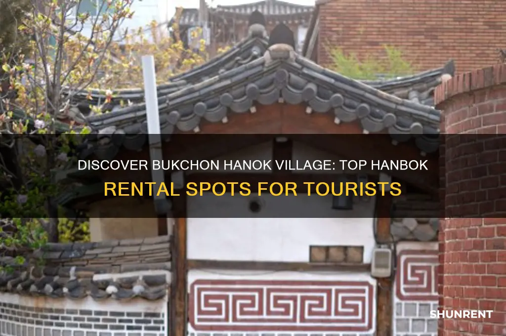 where to rent hanbok in bukchon hanok village