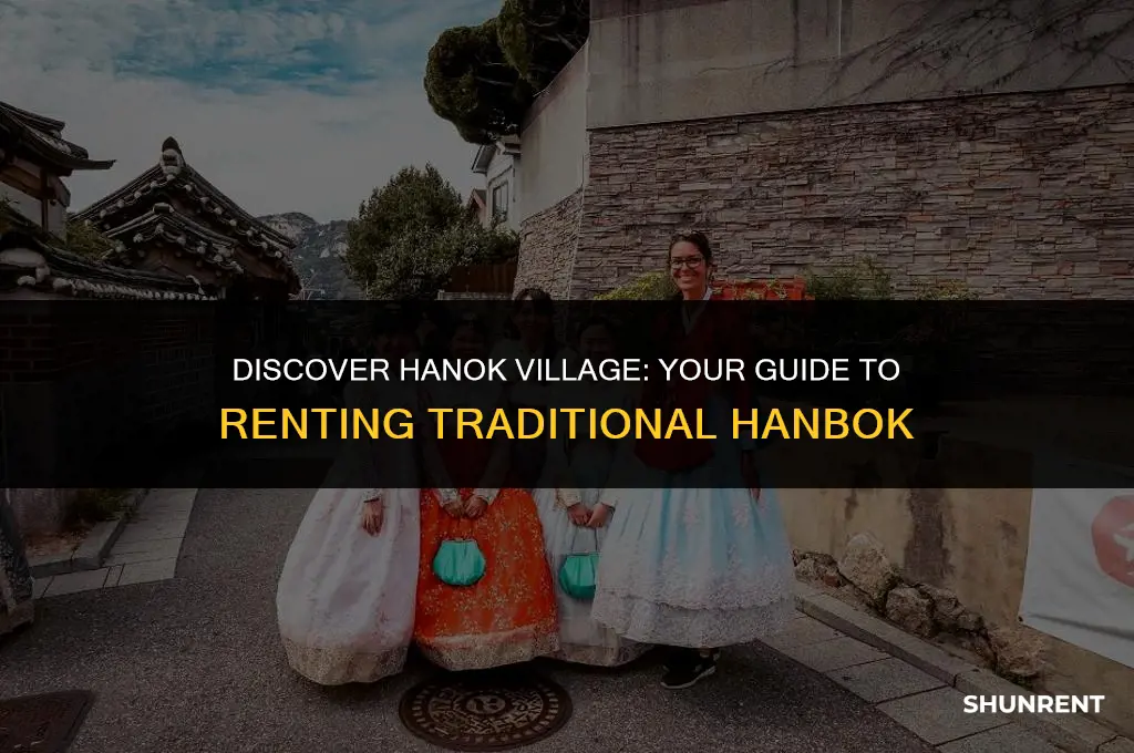 where to rent hanbok in hanok village
