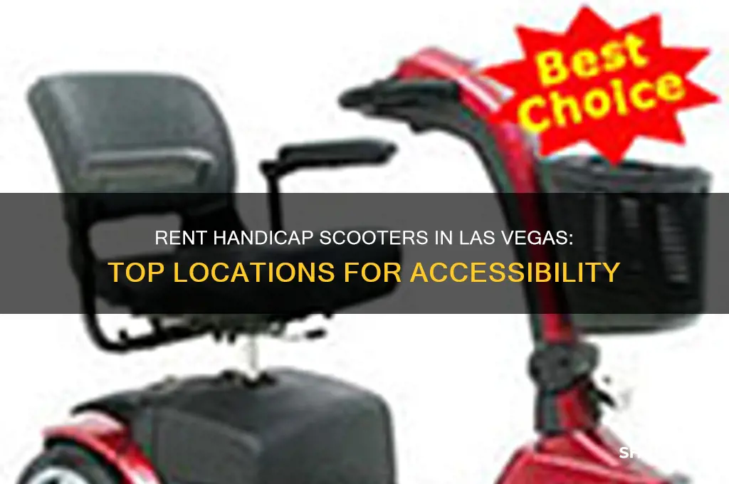 where to rent handicap scooter in las vegas
