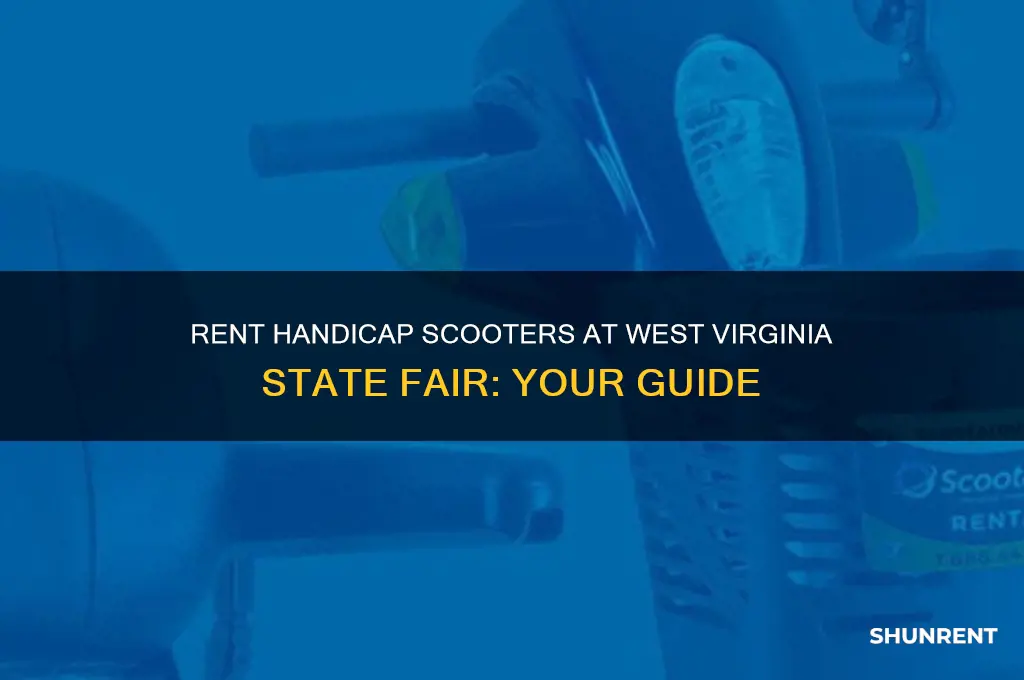 where to rent handicap scooters west virginia state fair