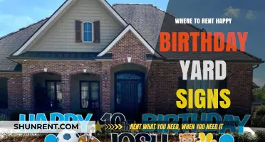 Celebrate in Style: Where to Rent Festive Birthday Yard Signs