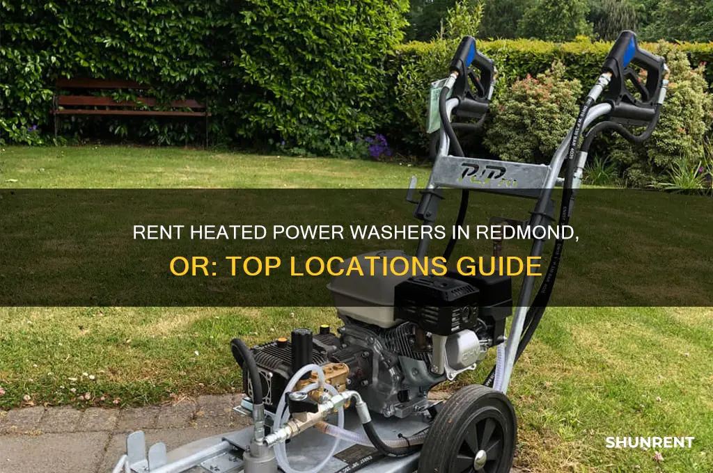where to rent heated power washer in redmond or