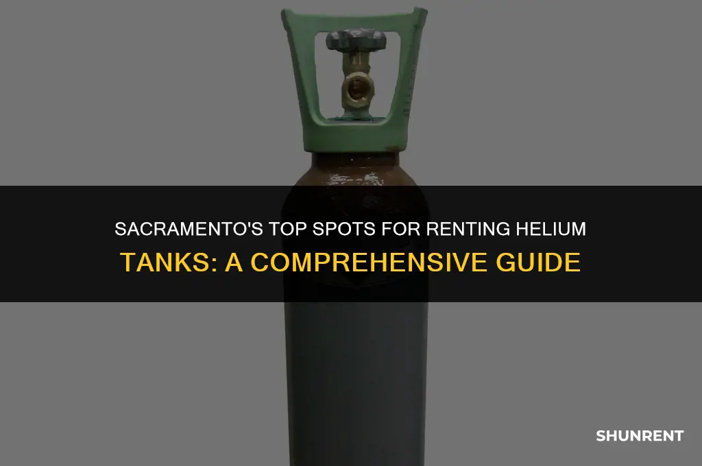 where to rent helium tank in sacramento