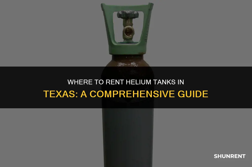 where to rent helium tank in texas