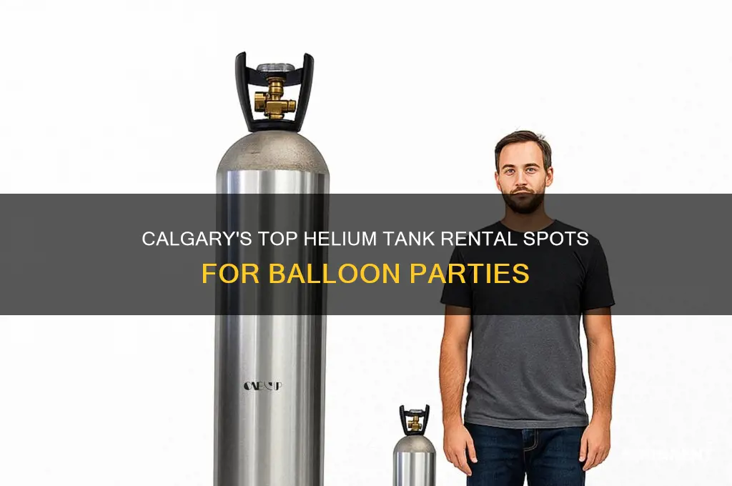 where to rent helium tanks for balloons in calgary