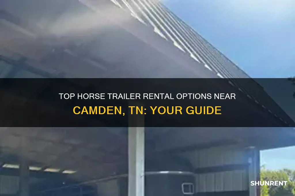 where to rent horse trailor neat camden tn