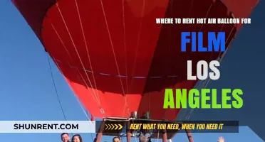 Renting Hot Air Balloons for Film Productions in Los Angeles