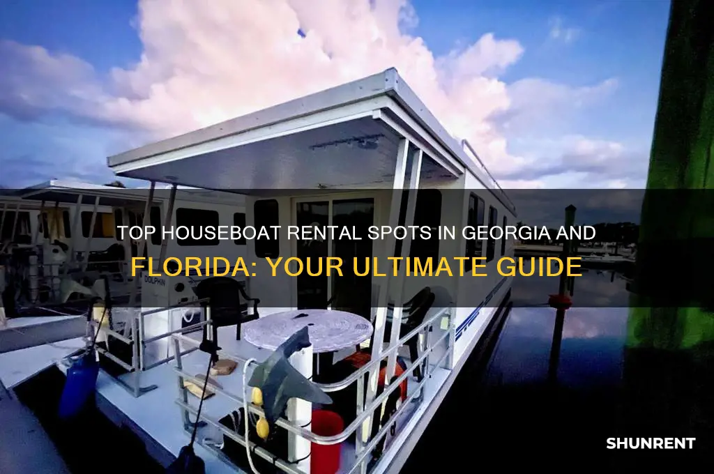 where to rent houseboat in georgia or florida