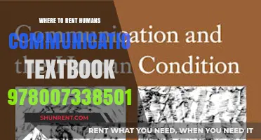 Exploring Rental Options for Human Communications Textbook 9780073385013