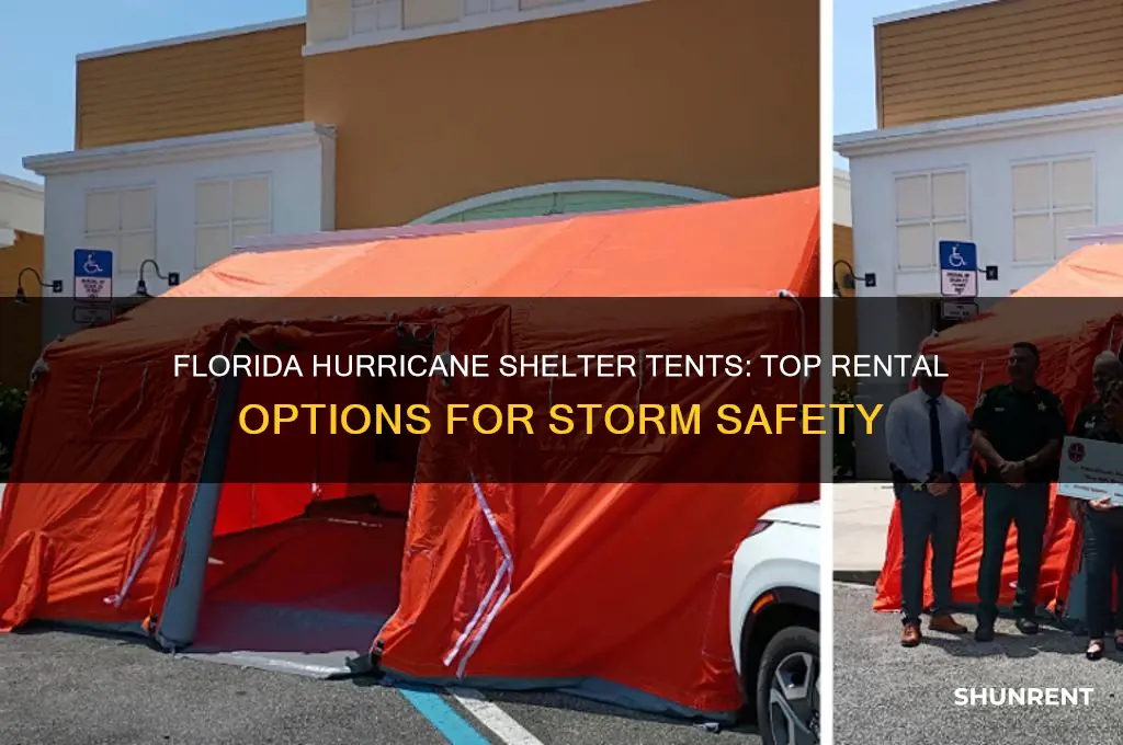 where to rent hurricane shelter tents in florida
