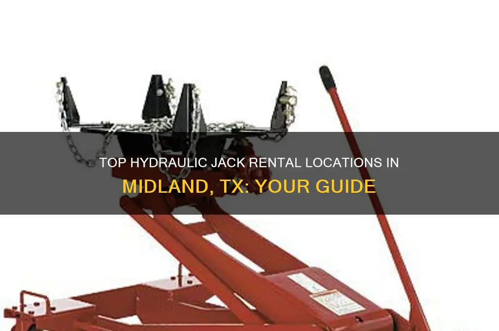 where to rent hydraulic jack in midland tx